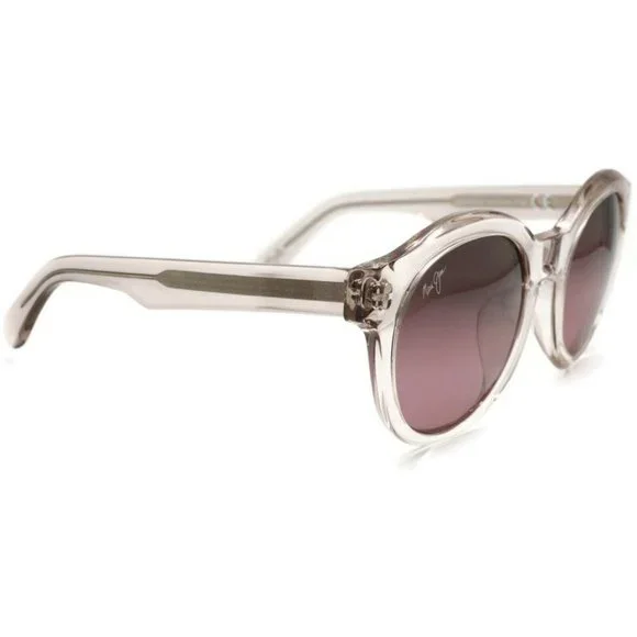 Maui Jim Jasmine MJ 738-05B Round Crystal Polarized Sunglasses Maui Rose (A)